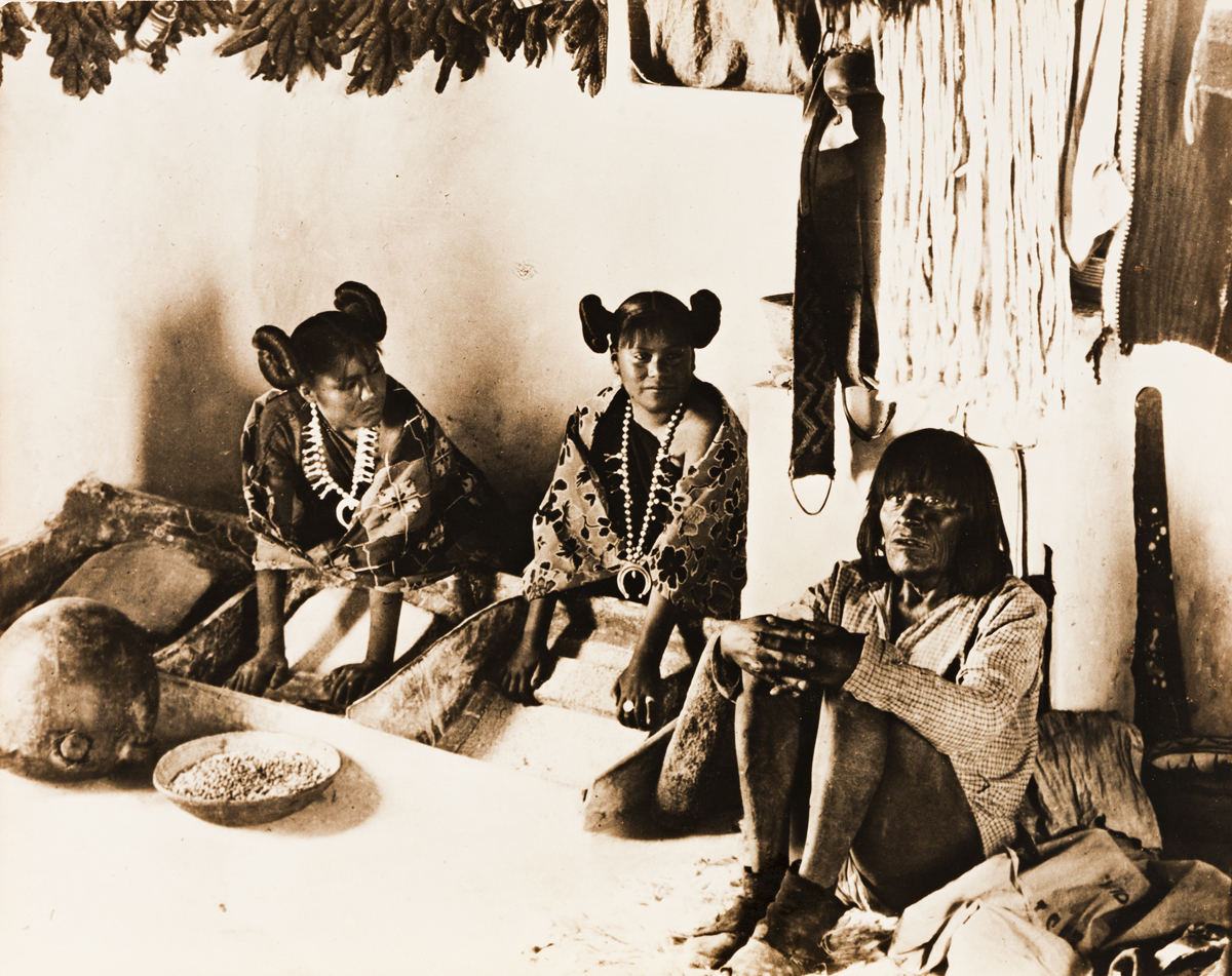 FREDERICK MONSEN (1865-1929) Group of 4 photographs of Native American figures.